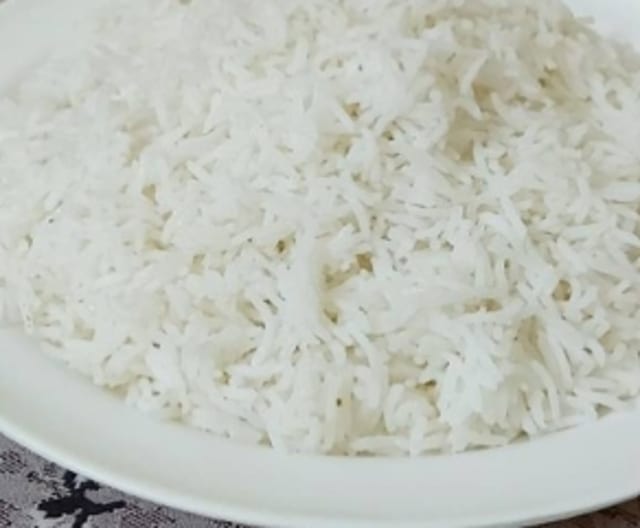 Plain Basmati Rice.