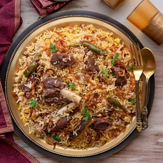 Hyderabadi Goat Dum Biryani