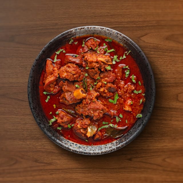 Hyderabadi Goat Curry.