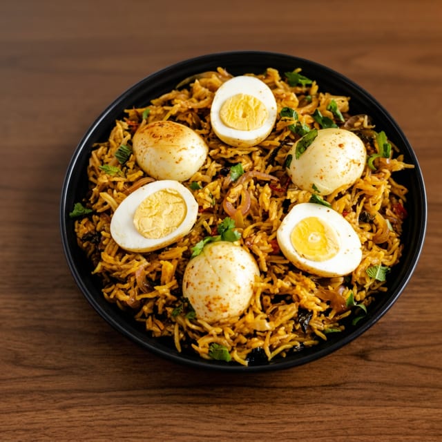 Egg Biryani.