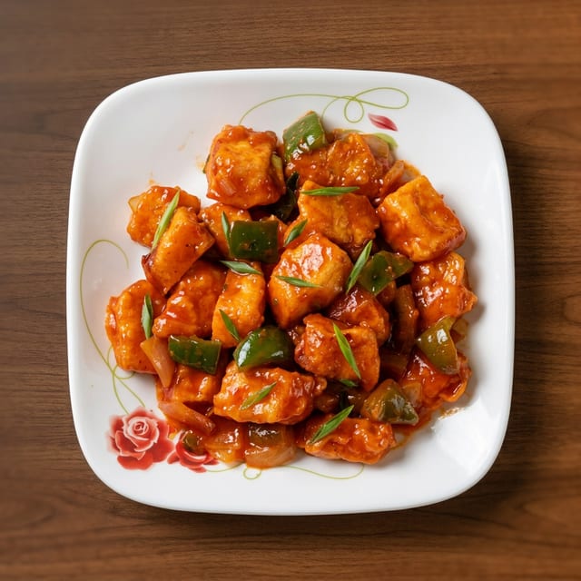 Chili Paneer.
