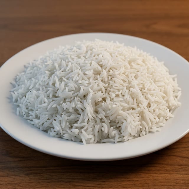Plain Basmati Rice.
