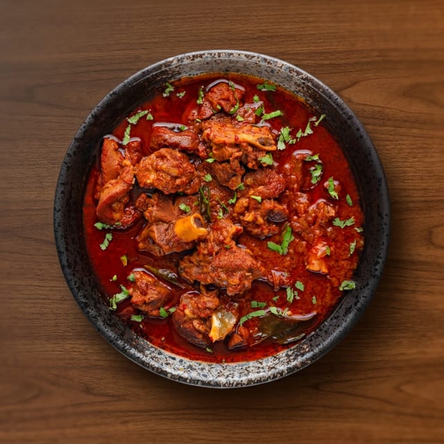 Hyderabadi Goat Curry.