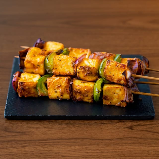 Zafrani Paneer Tikka Kebab.