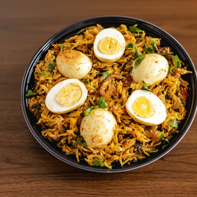 Egg Biryani.