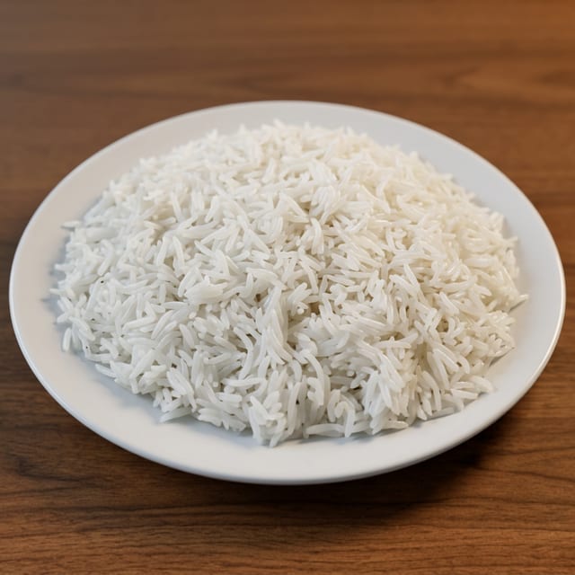 Plain Basmati Rice.