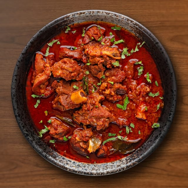 Hyderabadi Goat Curry.