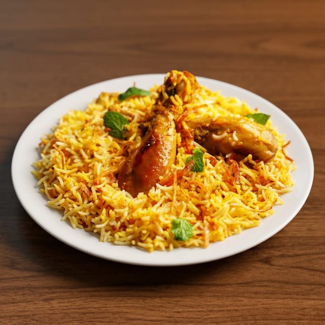 Chicken Dum Biryani.
