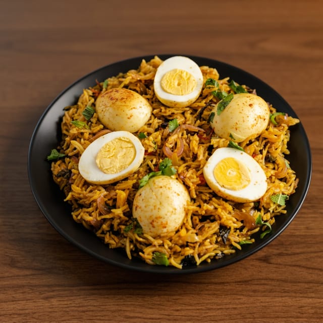 Egg Biryani.