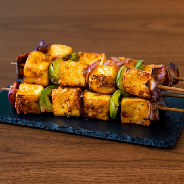 Zafrani Paneer Tikka Kebab.
