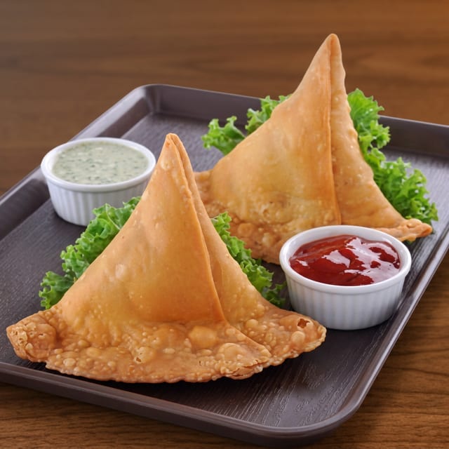 Veg Samosa (2 Pieces).