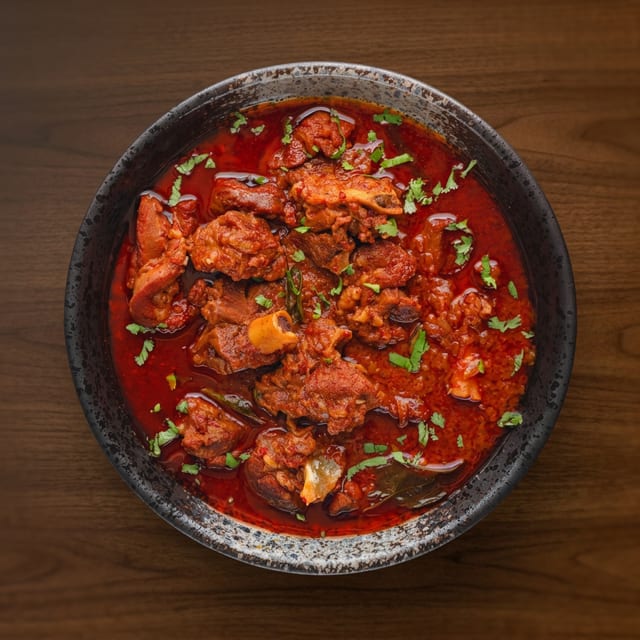 Hyderabadi Goat Curry.
